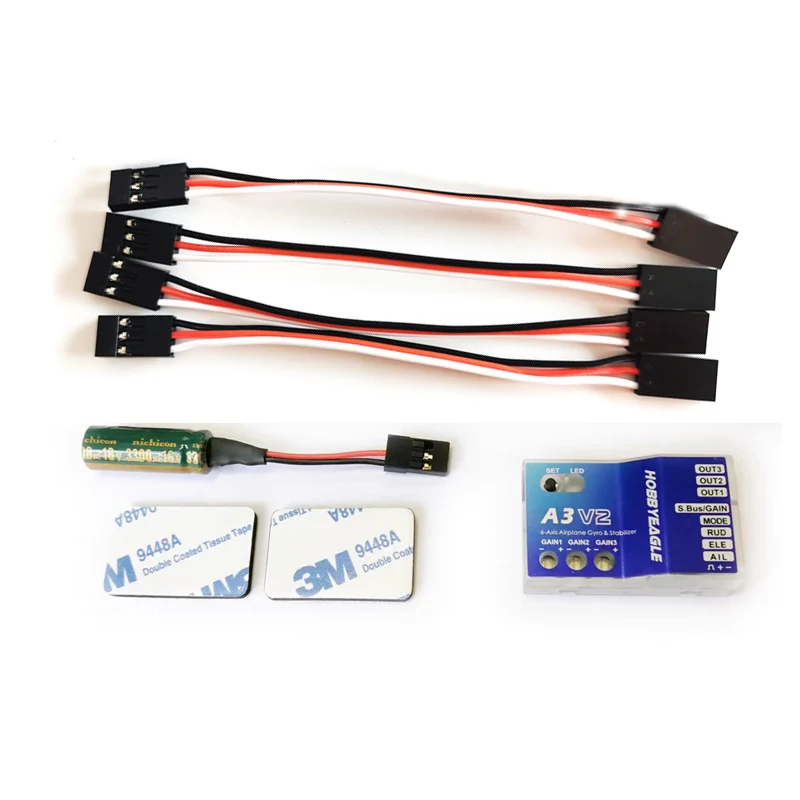 Rc Aircraft Fixed Wing Copter'S 3-Axis Gyroscope A3 V2/Lv2 Aircraft Flight Controller Stabilizer