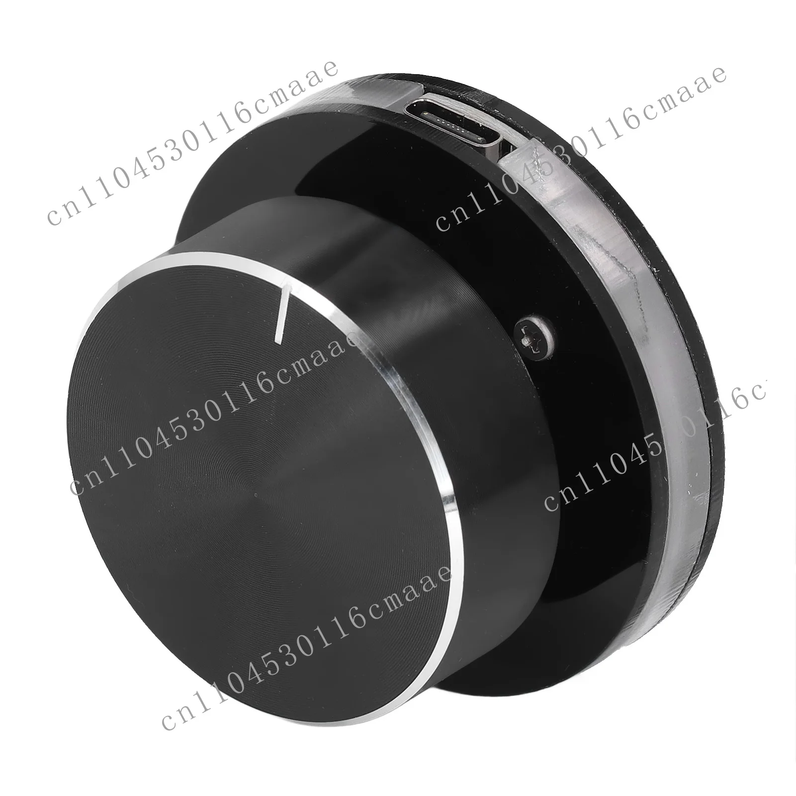 External Media Adjustment Controller USB Volume Control Knob 360 Degree Rotating Versatile Acrylic Plastic Professional for PC