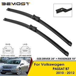 Car Wiper Blades For Volkswagen PASSAT B7 2010-2012 Windshield Windscreen Front Window Blades 24