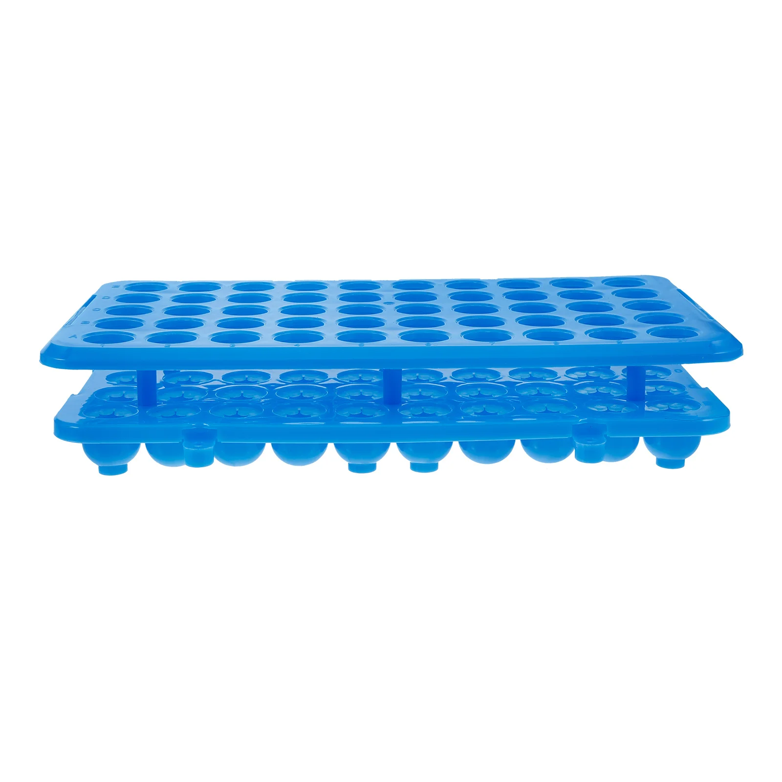 

Test Tube Rack 18mmx50 Holes Blue Accessories Storage Organizer For Chemistry Research Work Tube Holder