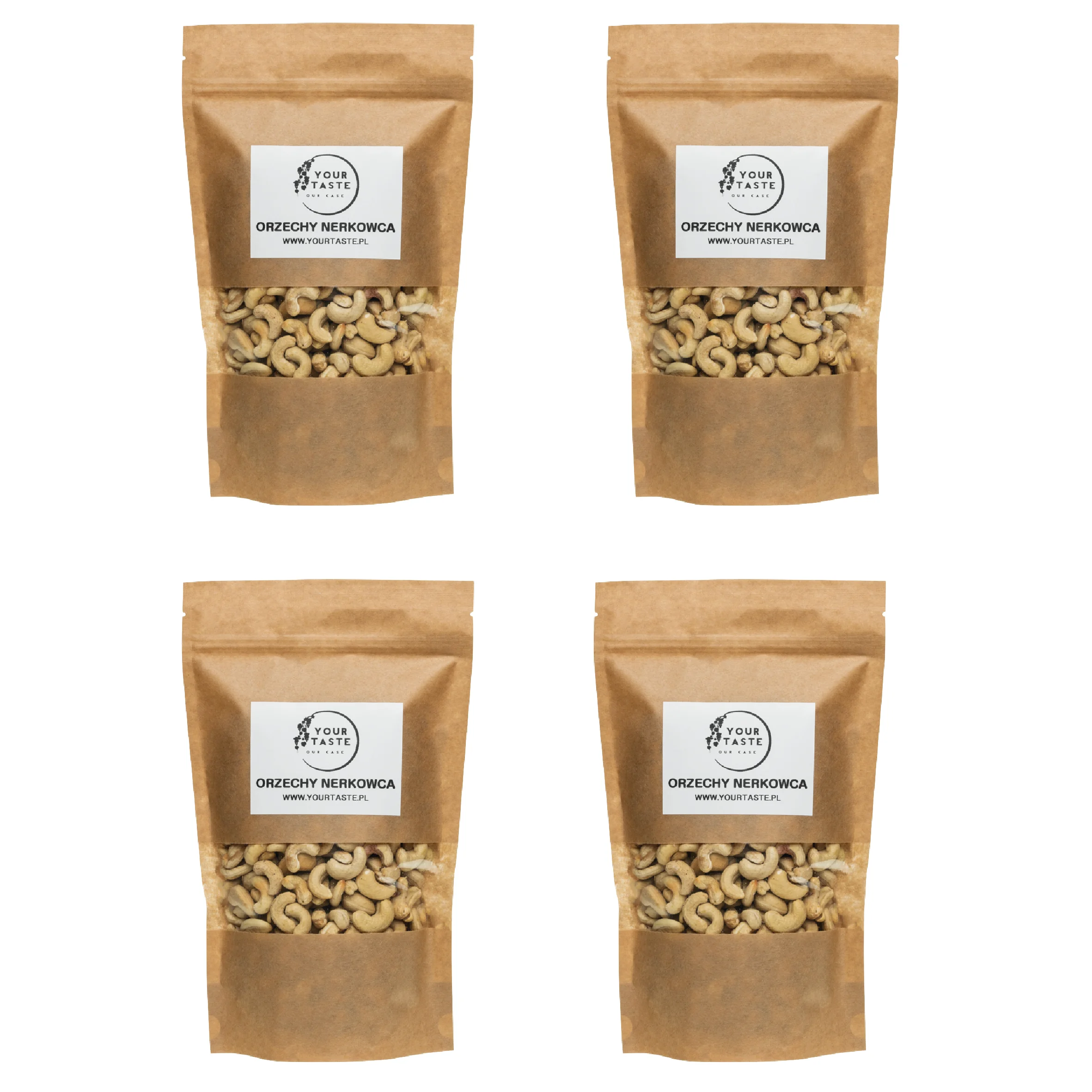 Your Taste Zestaw - 4x Orzechy nerkowca 500g