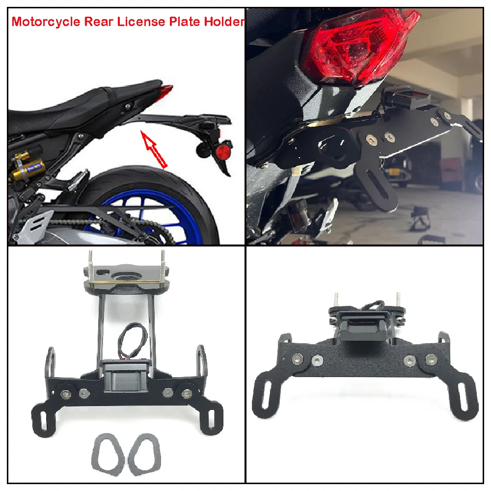 

Fits for Yamaha MT 09 MT09 SP MT-09 ABS FZ09 2021 2022 2023 Motorcycle License Plate Holder Tail Tidy Fender Replacement Bracket