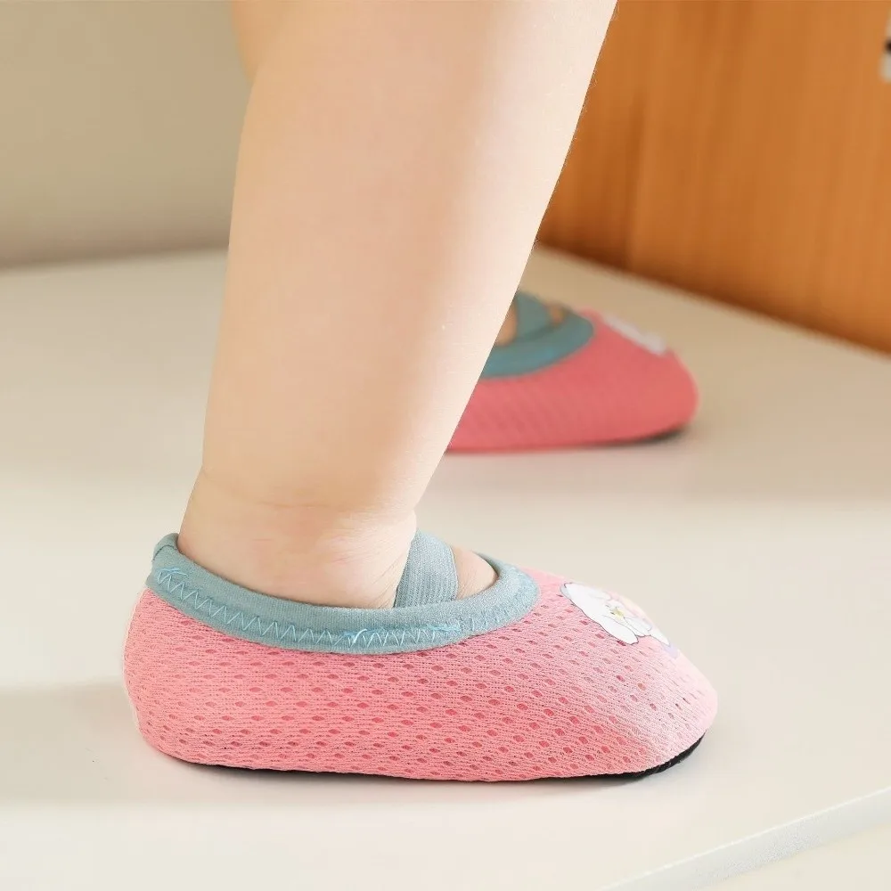 Thin Anti-slip Floor Shoes Soft Sole Breathable Sports Sneakers Summer Mesh Shoes Casual Toddler