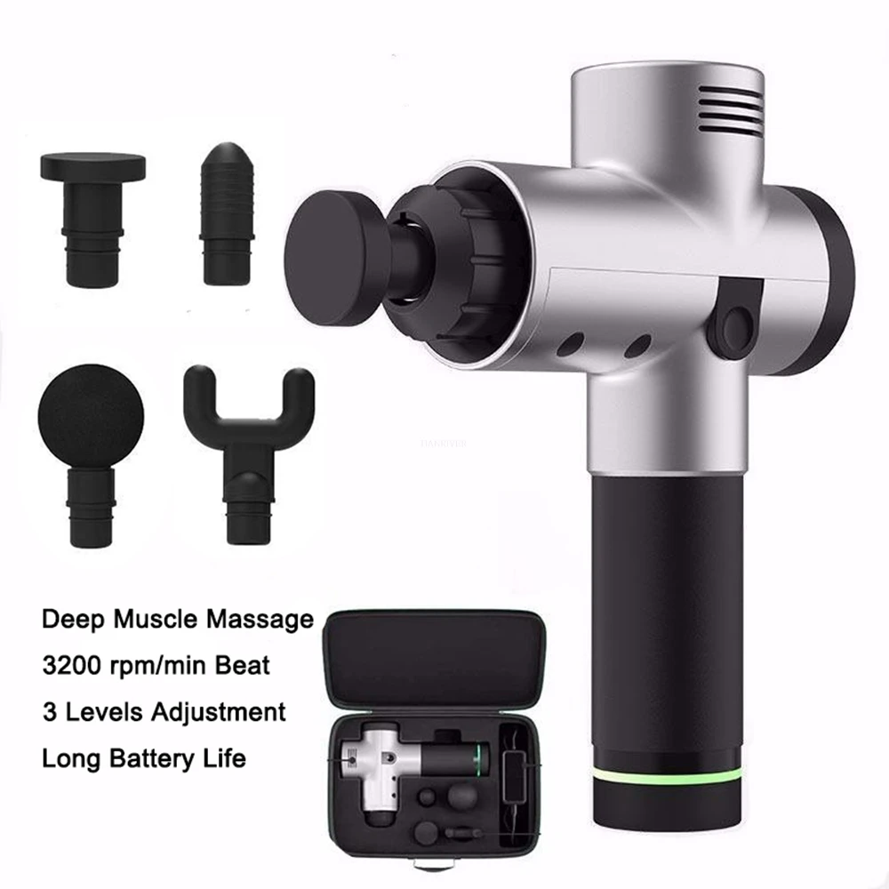 3200 RPM deep muscle therapy massage gun high frequency vibration massager relives muscle pain body massager at home