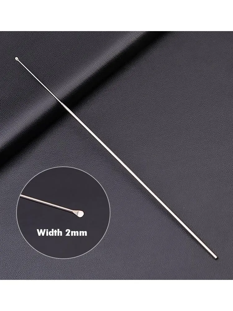 18cm miedziana stal nierdzewna wosku z uszu wybierz Curette usuwanie woskowiny Picker Earpick narzędzie do czyszczenia zestaw dla dzieci dorosłych domu — zdjęcie 2