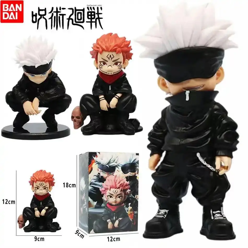 Jujutsu Kaisen Anime Figure 2 Style Satoru Gojo Action Figure Lord of the Curse Sukuna Figurine Collection Model Doll Toys Gift