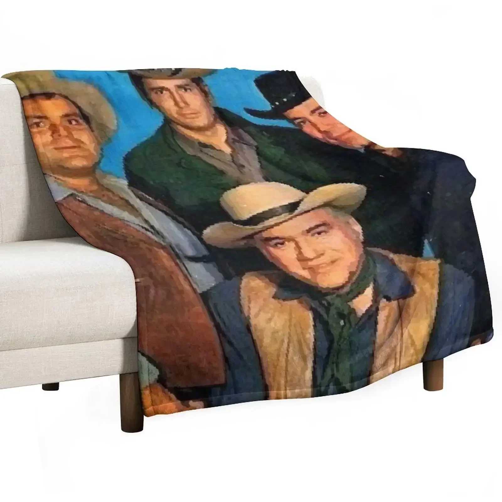 

BONANZA family Throw Blanket For Decorative Sofa Plaid on the sofa Large anime Blankets