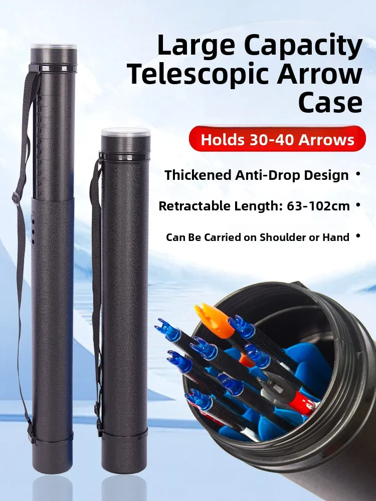 Traditional Competitive Archery Backpack Arrow Tube Storage Bag Adjustable Tactical Bow And Arrow Case Outdoor Sports Fan Gear