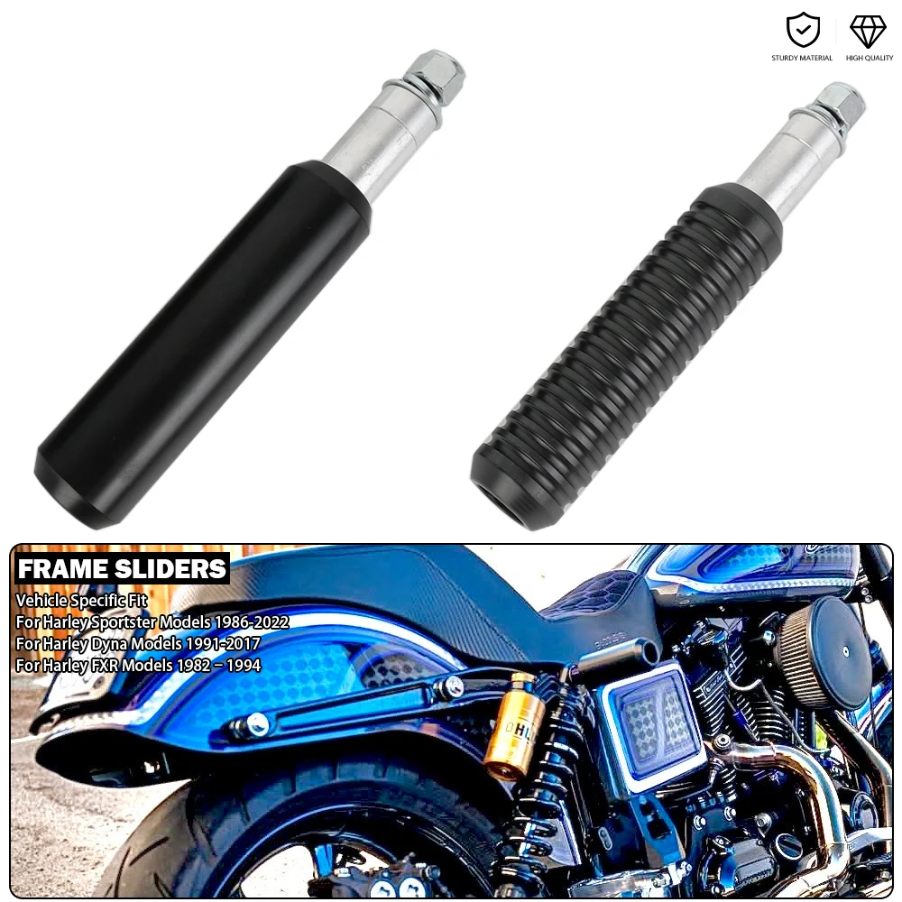 

Upper Shock Mount Frame Sliders Rear Falling Crash Guard Kit For Harley Sportster 883 Nightster 1200 Roadster Dyan FXR 1982-2022