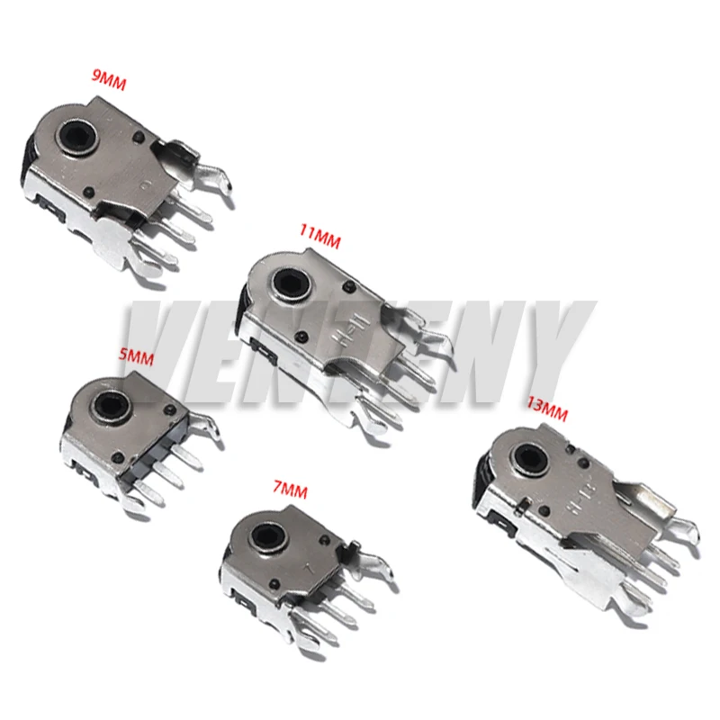 10PCS Mouse Encoder 5MM 7MM 9MM 11MM 13MM Rolling Switch Roller Encoder 5H 7H 9H 11H 13H Mouse Navigation Mouse Connector