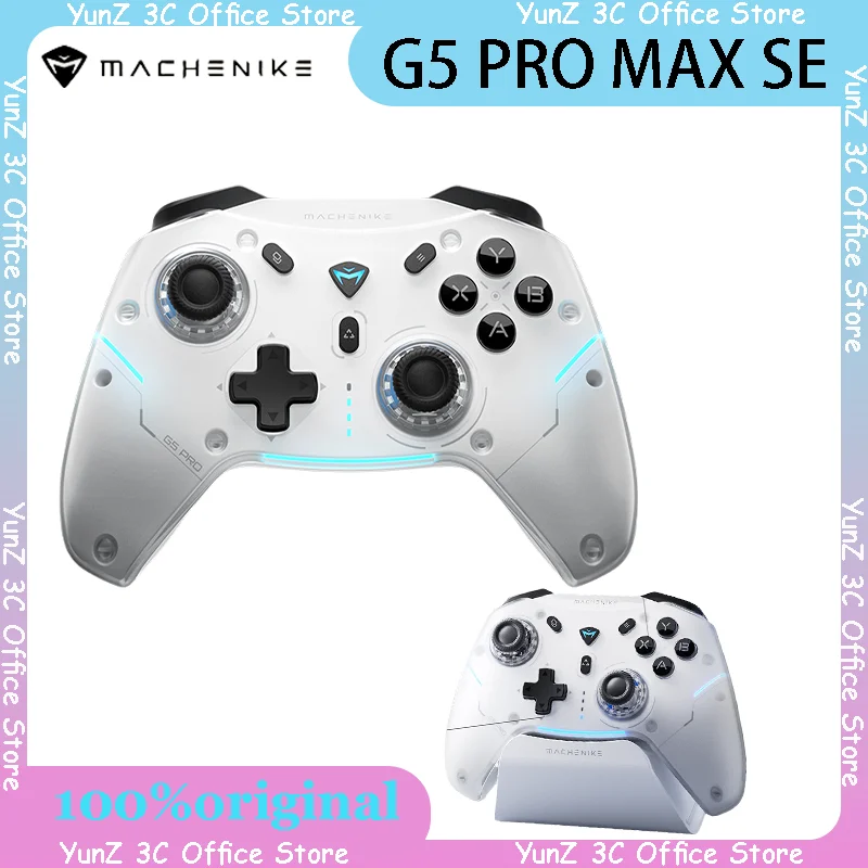 

Machenike G5 Pro Max Wireless Three Mode Game Controller Pc Tv Hall Trigger Body Sense Shooting Vibration Feedback Switch Xbo