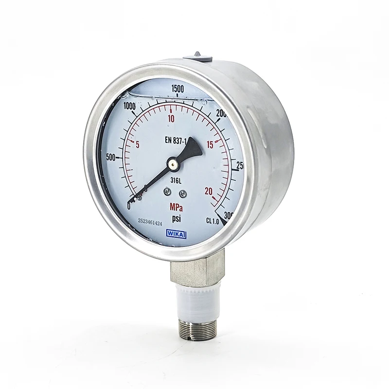 

Factory Price Wika Bourdon Tube Pressure Gauge 232.50.160 Stainless Steel Pressure Gauge