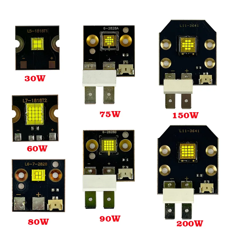30W/60W/75W/80W/150W/200W High Power Replacement LED Board for LED Moving Head Stage Lights