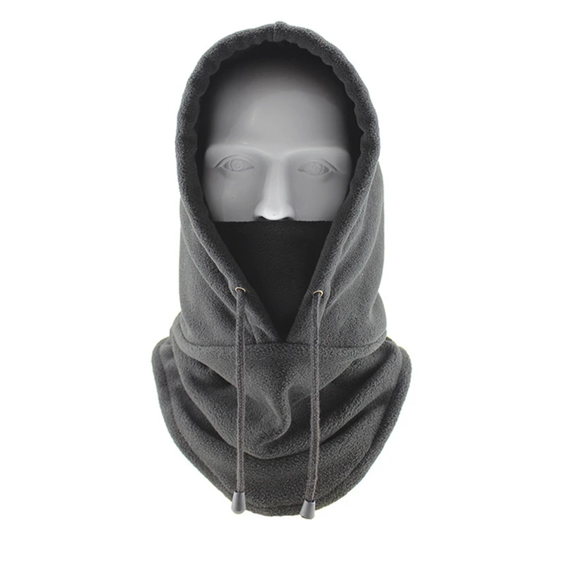 Winter Windproof Hiking Caps Men Warm Thermal Fleece Balaclava Face Beanies Ski Bike Motorcycle Neck Warmer Helmet Hat