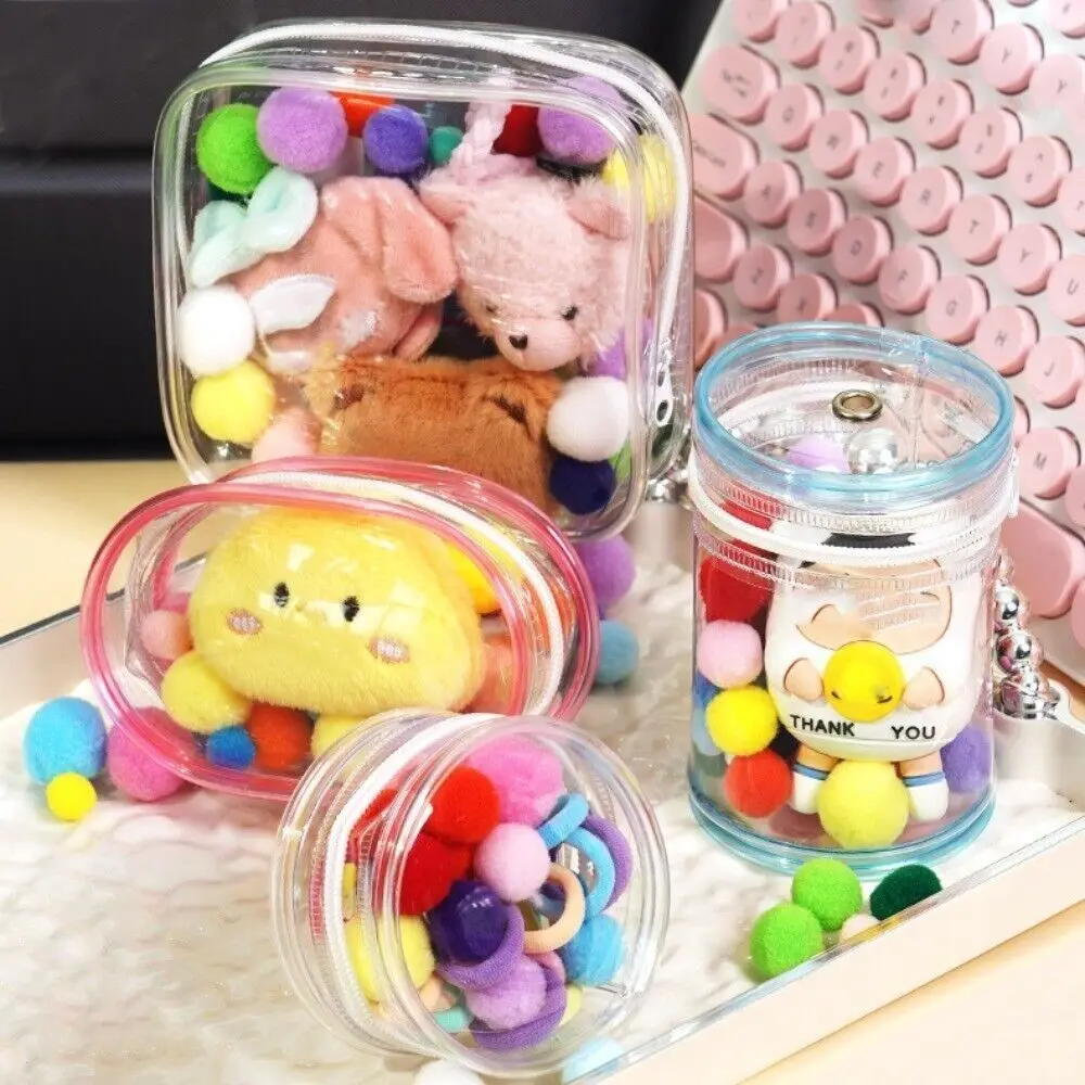 NEW PVC Clear Outdoor Bag Bag Decoration Doll Accessories Doll Display Box Gift Data Cable Key Earphone Storage Case