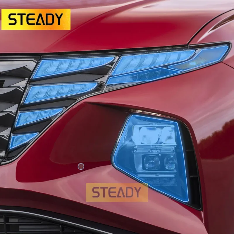 

Для Hyundai Tucson 2021-2023 автомобильная внешняя фара против царапин ТПУ PPF защитная пленка против царапин ремонтная пленка аксессуары