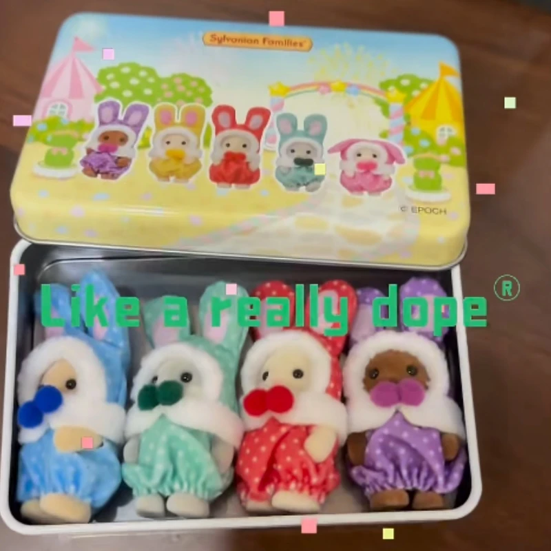 

Оригинальная коллекционная кукла-кролик Sylvanian Families к 40-летию, серия Blind Box/Blind Bag, аниме-фигурка, подарок, игрушка