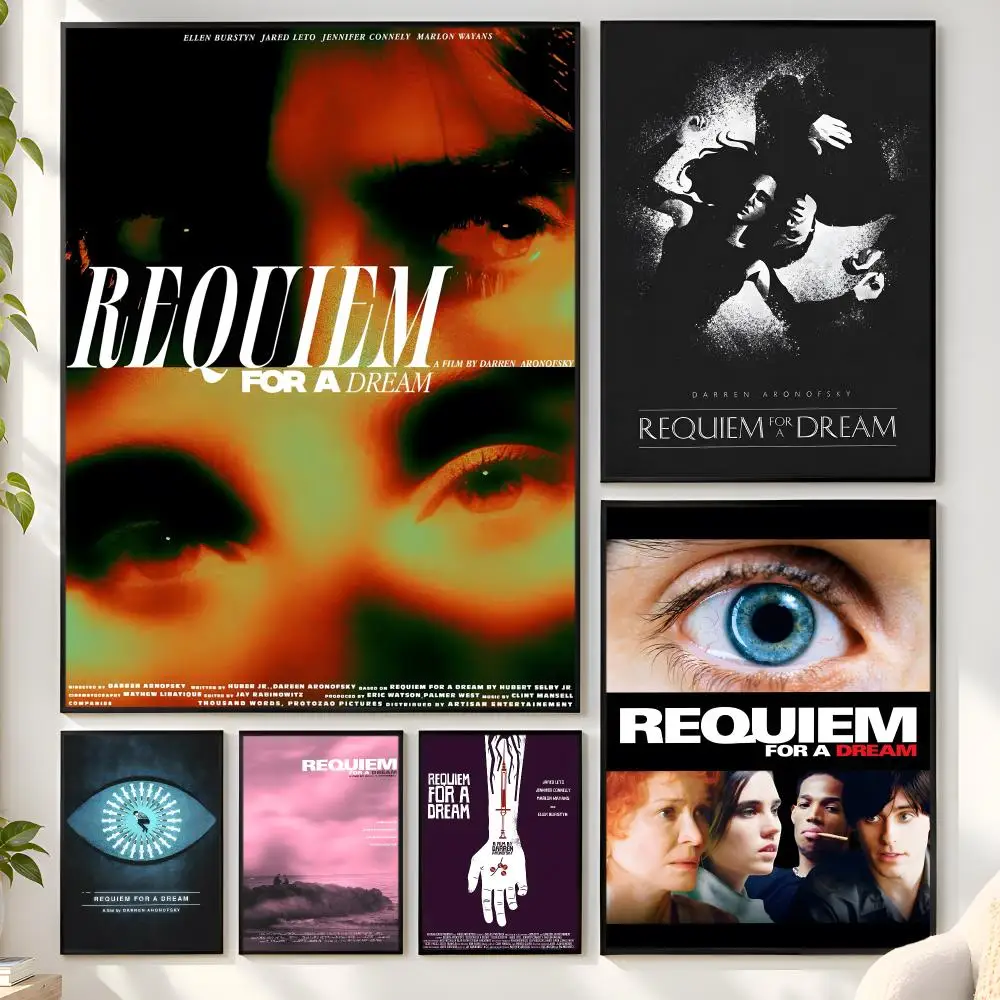 Requiem For A Dream Poster Matte Wall Peel And Stick Decor Bedroom Living Room Office Dorm Home