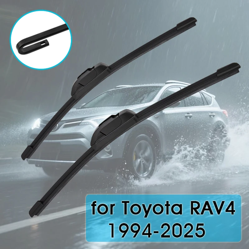 

For Toyota RAV4 MK1 MK2 MK3 MK4 MK5 1994-2025 Car Wiper Front Wiper Blades Front Windscreen Auto Accessories KAWOO Wipers