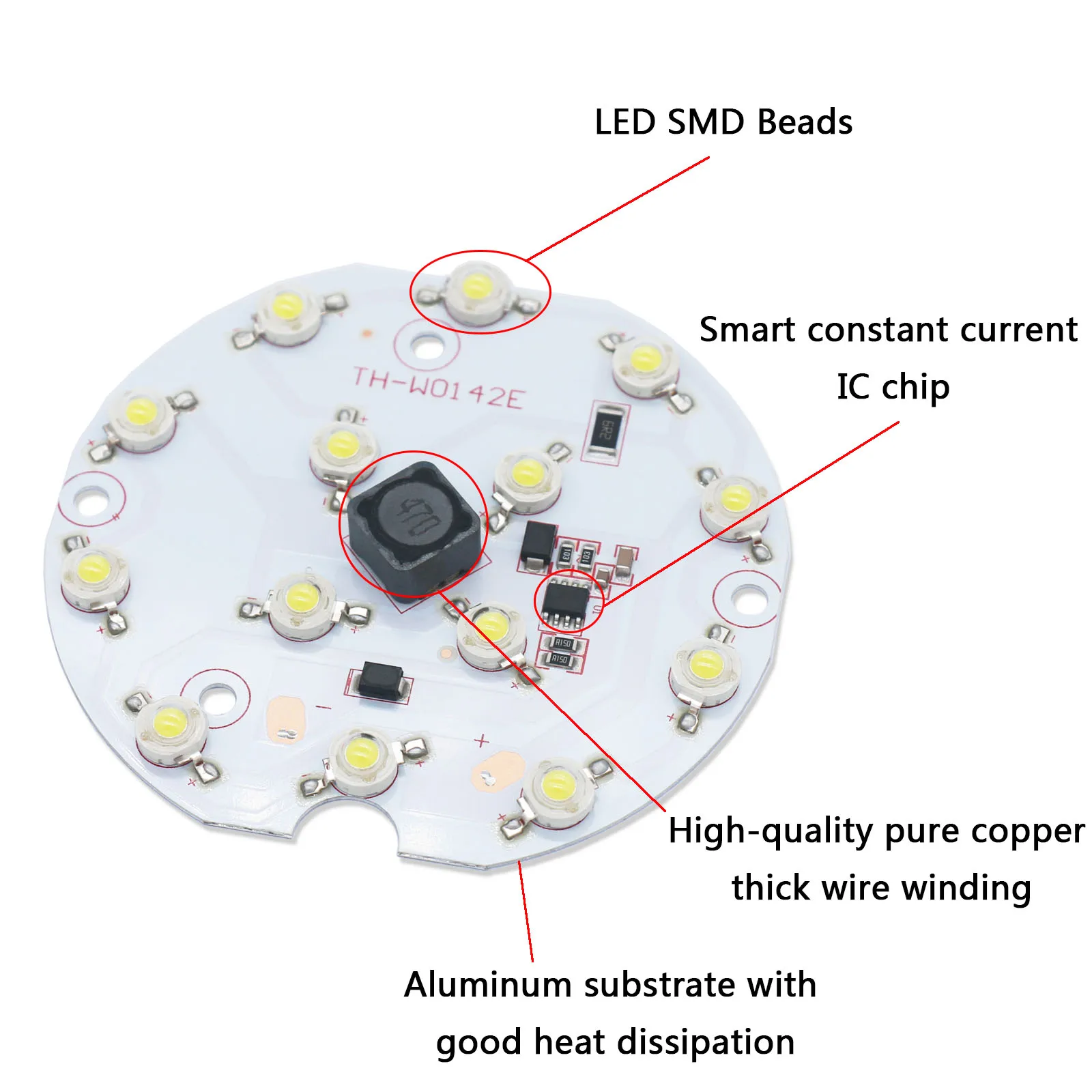 1 Uds 20-30W DC12-48V de alta potencia LED COB tablero de luz Chip diodos blancos lámpara cuentas accesorios para faros de motocicleta bombilla DIY