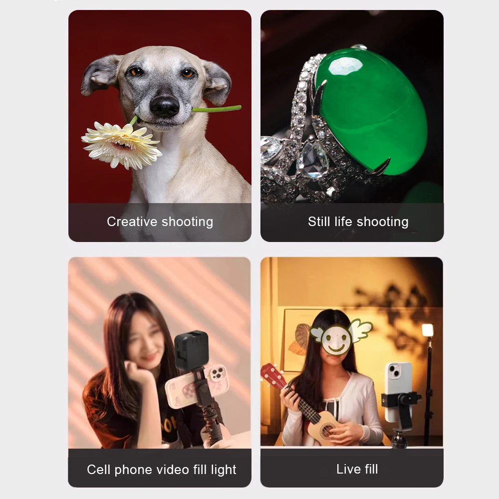 Светодиодная мини-камера Mcoplus с регулируемой яркостью, 3200K-6500k