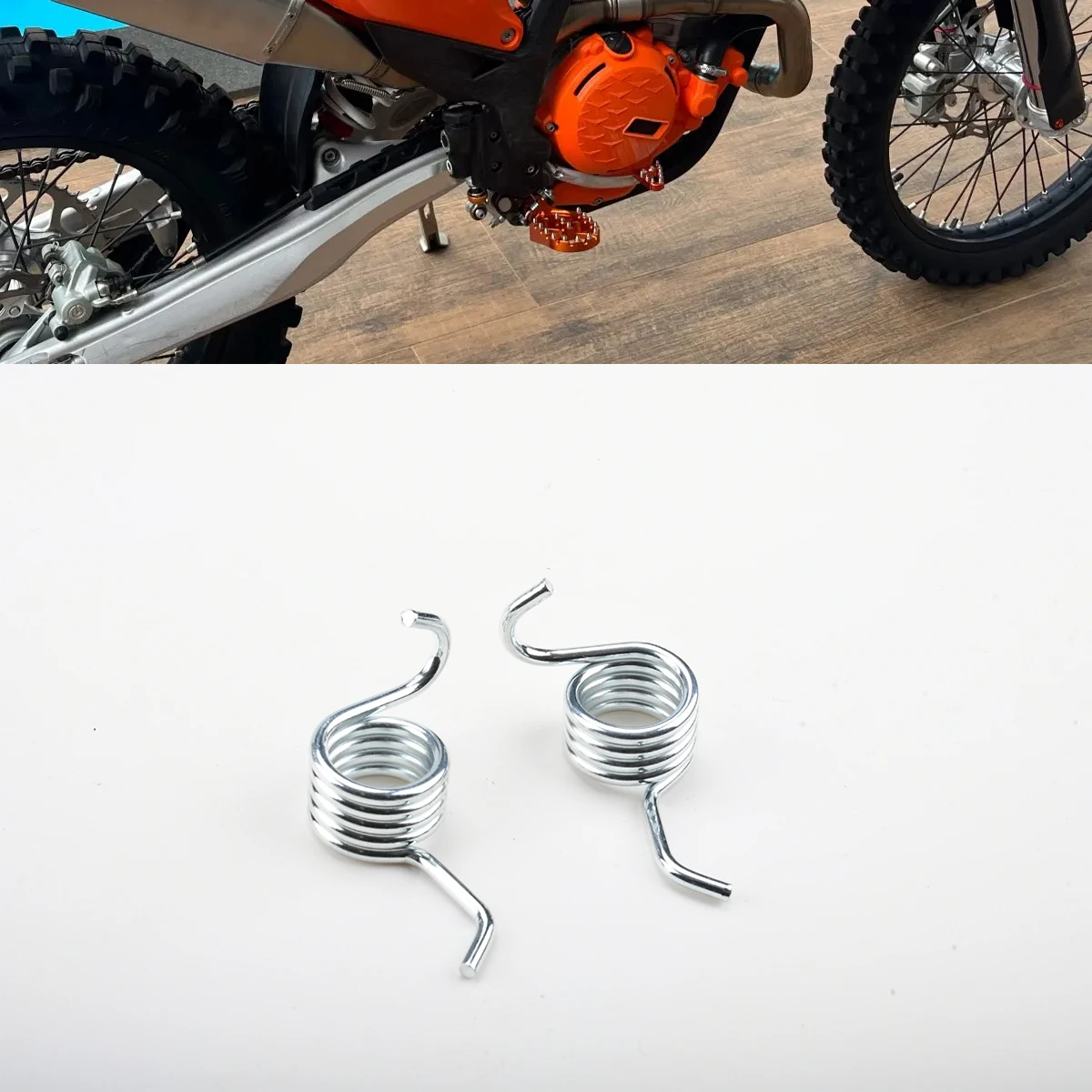 Motorcycle Foot Pegs Pedal Mounting Pedals Spring For KTM SX SX-F XC XC-W EXC EXC-F XC-F 125 150 200 250 300 350 400 2023-2025