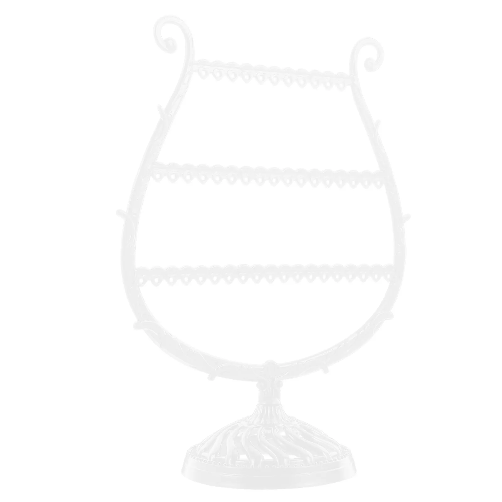 

White Wine Cup Shape Jewelry Organizer Stand for Necklaces Earrings Bracelets Rings Display Storage Holder Minimalist Vanity
