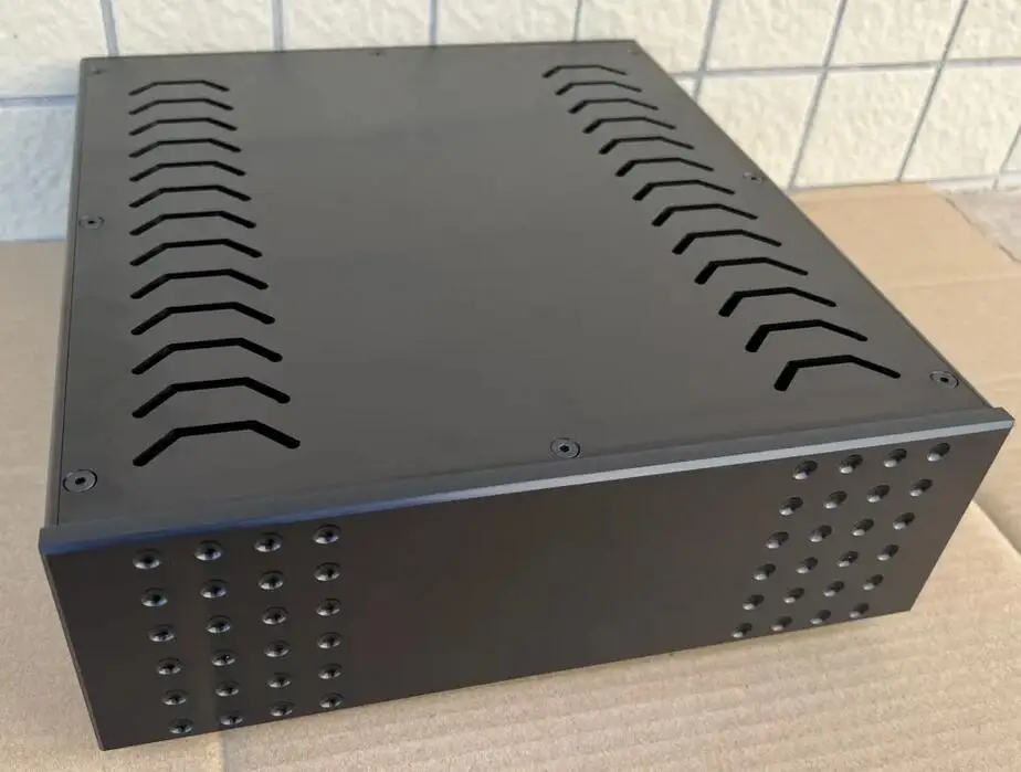 

NEW beautiful Black Full Aluminum Power Amplifier Chassis amp DIY box 250*90*311MM