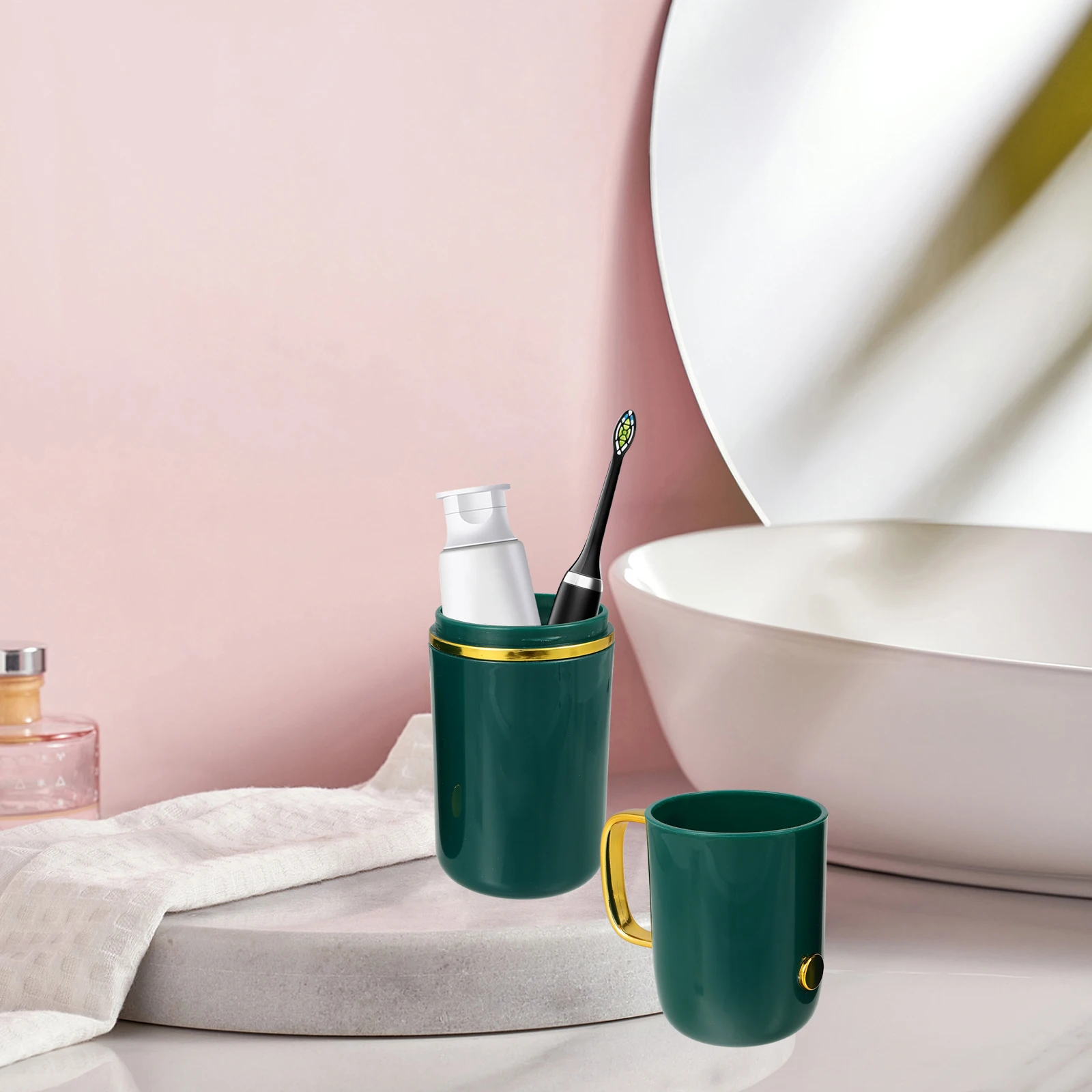 

Toothbrush Storage Box Portable Case Holders Travel Toothpaste Container Pp Sturdy Plastic Compact Design Practical Durability