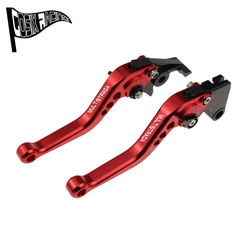 Fit For Multistrada 1200 S GT 2010-2022 Motorcycle CNC Accessories Short Brake Clutch Levers Adjustable Handle Set