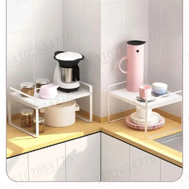 Kitchen Countertop Shelves Expandable Cabinet Storage Shelves Bulkhead Shelf Spice Storage Shelf