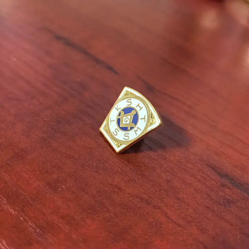 Master Royal Arch Freemason Lapel Pin KYCH PYCH Masonic Enamel Brooches Mark Keystone Badge Prince Hall Grand Chapter York Rite