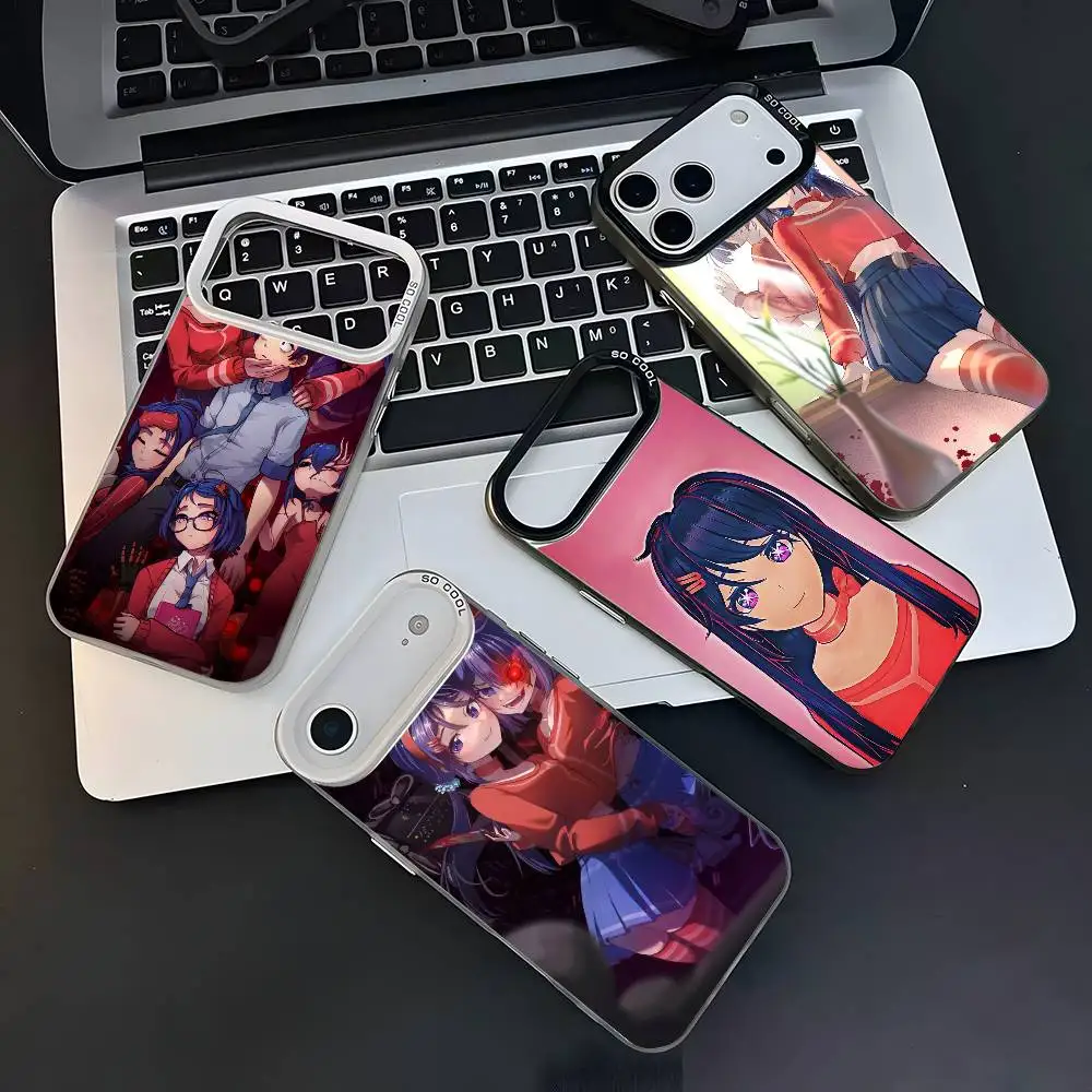 Casing HP Video Game M-MiSide Mita untuk iPhone 12 13 14 15 16 17Pro Max Plus Pelindung Berlapis