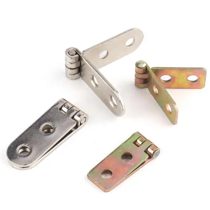 

2PCS Photo Frame Hardware Accessories 90 Degree 180 Degree Link Piece Round Long Strip Small Hinge Iron Movable Hinge