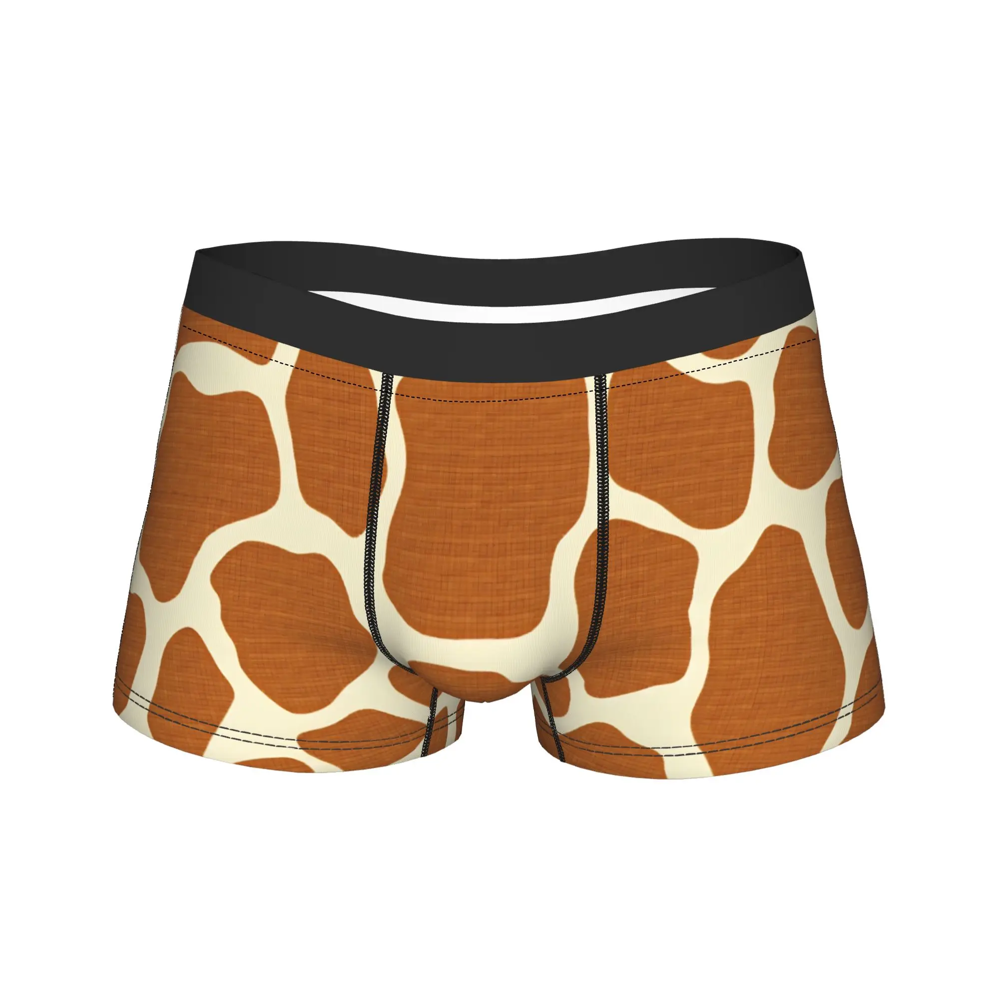 

Sexy Animal giraffe Lion Tiger texture Boxer Brief Underwear Trenky Men's Comfortable Boxer Shorts Custom Oversize Panties
