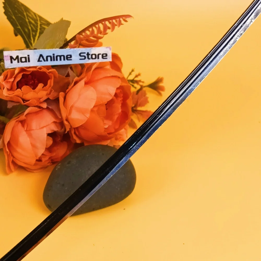 Roronoa Zoro Katana en acier de 10 pouces, taille réelle, épée Zoro en métal japonais, couteau Ninja en fer, sabre de samouraï Original, jouet non tranchant, cadeau