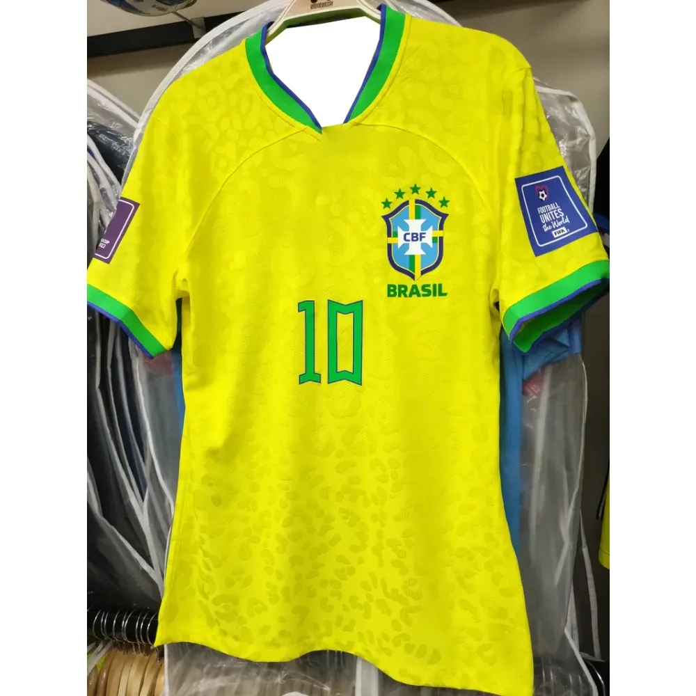 

Быстросохнущий мотоцикл для скоростного спуска, дышащий для взрослых с короткими рукавами, лето 202, хит продаж, новый домашний трикотаж сборной Бразилии