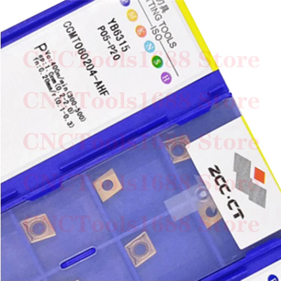 Imagem -03 - Inserções de Zcc.ct Ccmt Inserção do Carboneto Ccmt060204 Ccmt09t304 Ccmt09t308 Ccmt120404 Ccmt120408-ahf Yb6315
