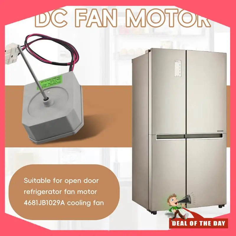 تسليم 24 ساعة لمحرك الثلاجة بباب مزدوج 4681Jb1029a 4681Jb1029b Dc13v 3.20 واط محرك مروحة التبريد قطع غيار مروحة التبريد P