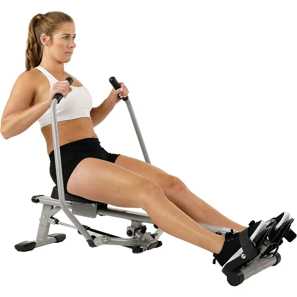 

Smart Compact Full Motion Rowing Machine, Full-Body Workout, Low-Impact, Extra-Long Rail, 350 LB Weight Capacity