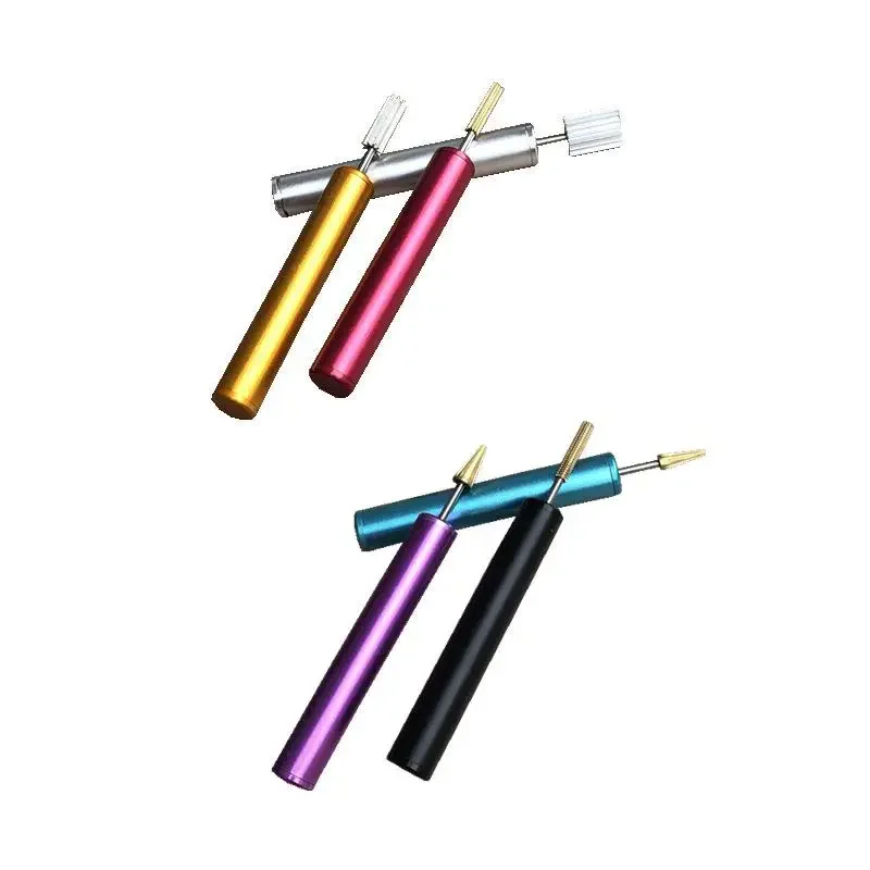 

High Efficiency Color Box Edge Filler Sealing Pen DIY Handmade Leather Art Oil Edge Pen Paint Roller Aluminum Alloy Hand