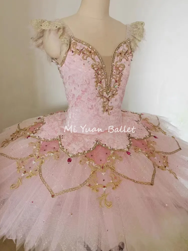 Professional high-end custom ballet dress TUTU adult children pink ballet dance dress performance competition women custom dress