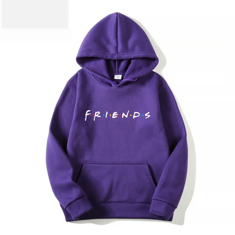 2024 New Autumn and winter fashion friends hoodie sweatshirt white friend shirt and hat hooded sweatshirt for men and women