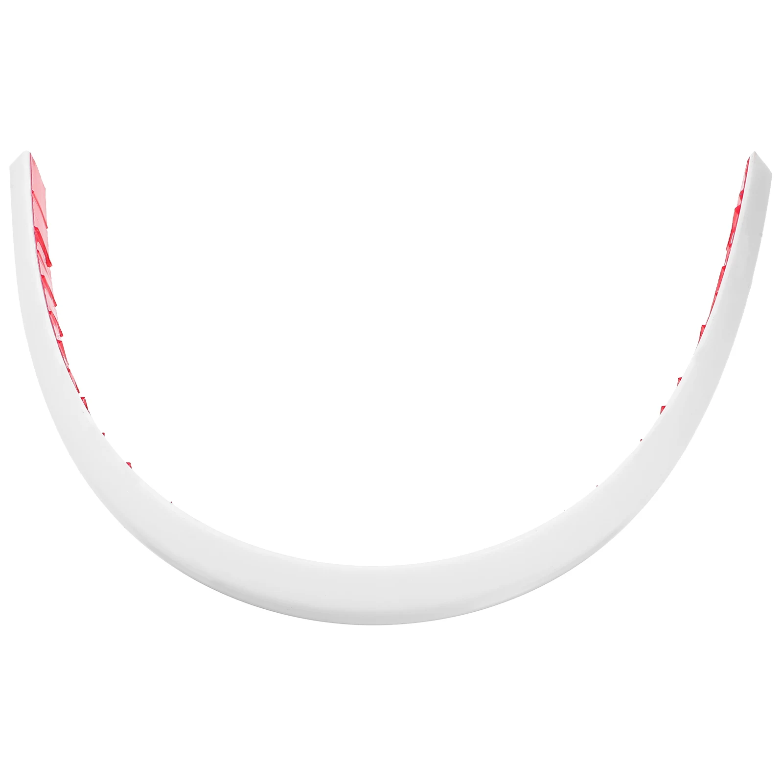 

Shower Door Seal Waterproof Strip Self Adhesive Tub Barrier Foldable Silicone Material Kitchen Bathroom Sink White