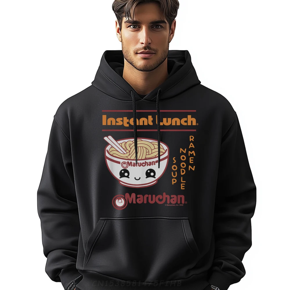 

Maruchan Happy Bowl Of Noodles Instant Lunch Poster Plus Size Men Clothing Men's Sweatshirts Gothic Style