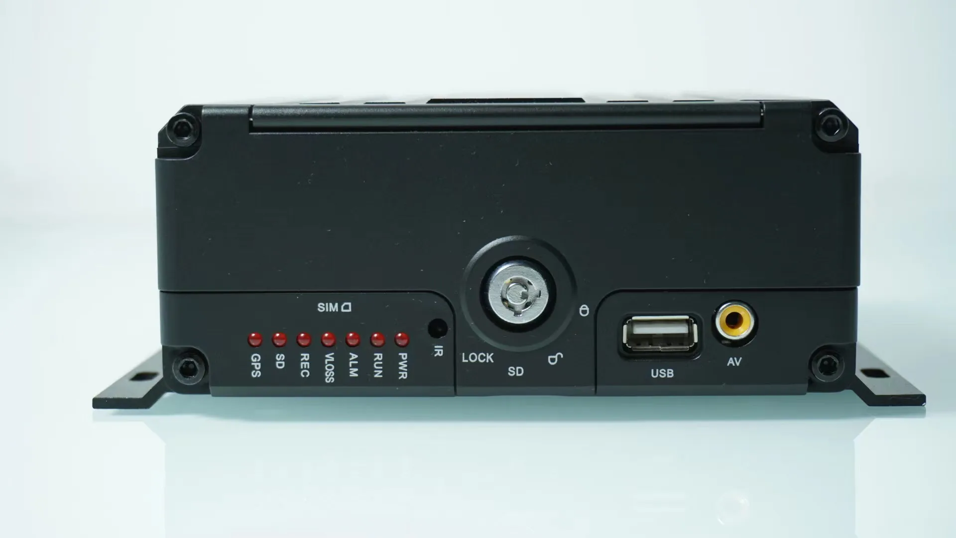 HYFMDVR 4 Channel MDVR 4G GPS Mobile DVR Kit With Camera and Monitor