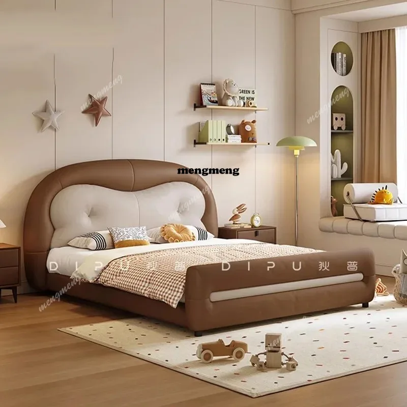 

Children Castle Massage Bed Baby Double Bedroom Modern Bed Design Girls Full Simple Sleeping Letto Matrimoniale Home Furniture