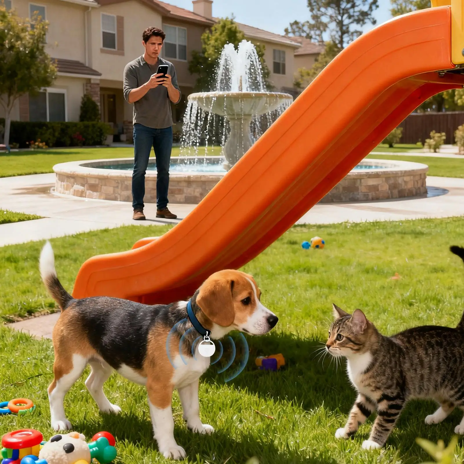 Localizzatore di oggetti Allarme bidirezionale Localizzatore di bagagli Localizzazione GPS Anti-perdita per bagagli Valigie Zaino Portafoglio Bambini Animali domestici Cane Gatto