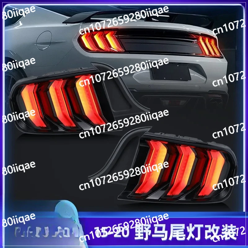 

For 15-20 Ford Mustang LED Streamer Steering Car Taillights Retrofit Rear Taillight VLAND Is Suitable
