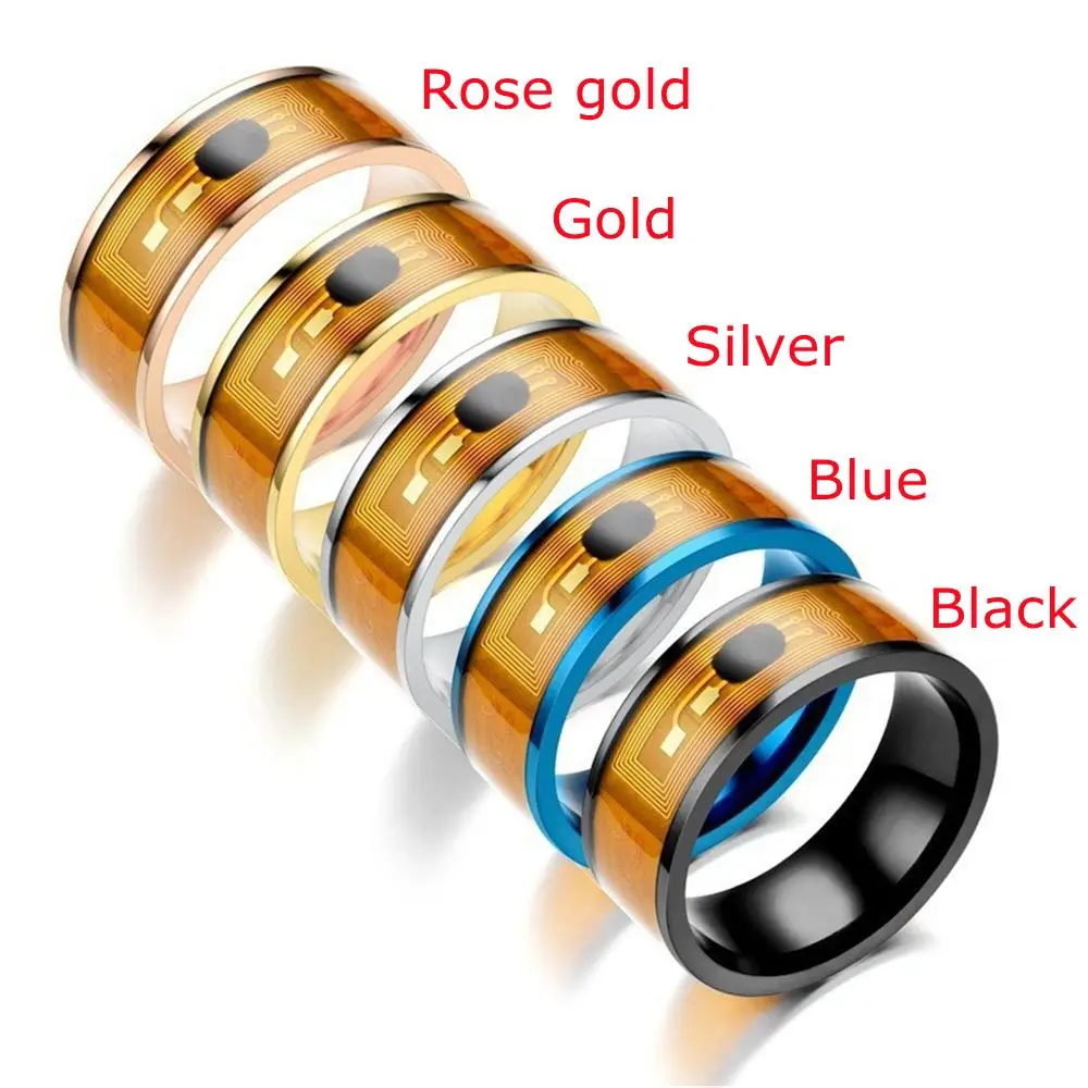 Fashion Technology Multifunctional Waterproof Wearable Connect Intelligent Smart NFC Finger Ring - view 6